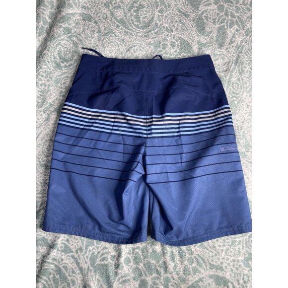 Vineyard Vines Men's Size 28 Performance 9 " Blue Striped Boardshort Swim Trunks - Picture 2 of 4